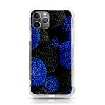 Berry, One,berry Blue Black iPhone 11 Pro 5.8 Inch TPU UV Print Case Front