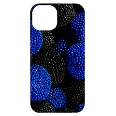 Berry, One,berry Blue Black Iphone 14 Black Uv Print Case by nateshop