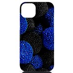 Berry, One,berry Blue Black iPhone 14 Plus Black UV Print Case Front