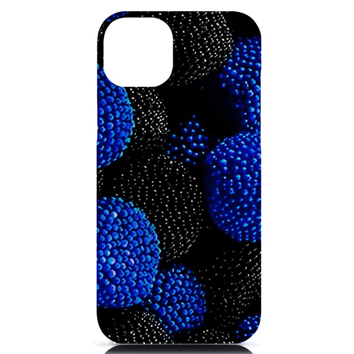 Berry, One,berry Blue Black iPhone 14 Plus Black UV Print Case