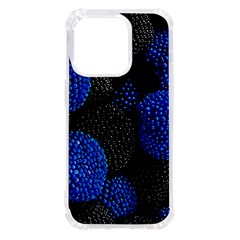 Berry, One,berry Blue Black Iphone 14 Pro Tpu Uv Print Case