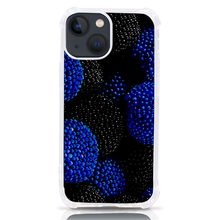 Berry, One,berry Blue Black iPhone 13 mini TPU UV Print Case