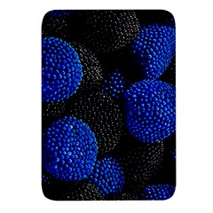 Berry, One,berry Blue Black Rectangular Glass Fridge Magnet (4 Pack) by nateshop