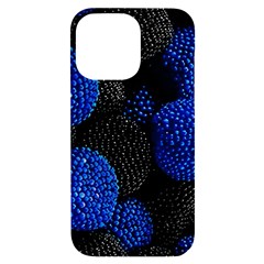 Berry, One,berry Blue Black Iphone 14 Pro Max Black Uv Print Case by nateshop