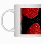 Berry,curved, Edge, White Mug Left