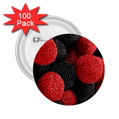 Berry,curved, Edge, 2 25  Buttons (100 Pack)  by nateshop