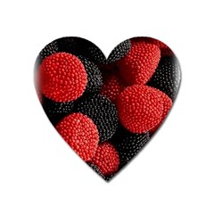 Berry,curved, Edge, Heart Magnet by nateshop