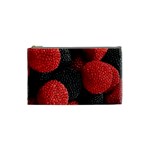 Berry,curved, Edge, Cosmetic Bag (Small) Front