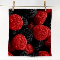 Berry,curved, Edge, Face Towel by nateshop