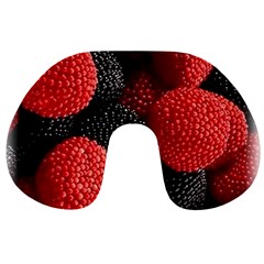 Berry,curved, Edge, Travel Neck Pillow by nateshop