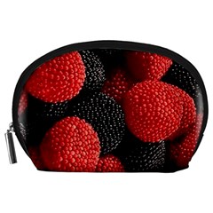 Berry,curved, Edge, Accessory Pouch (large) by nateshop