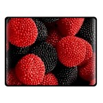 Berry,curved, Edge, Two Sides Fleece Blanket (Small) 45 x34  Blanket Front