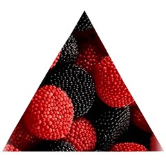 Berry,curved, Edge, Wooden Puzzle Triangle by nateshop