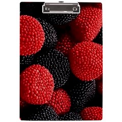 Berry,curved, Edge, A4 Acrylic Clipboard by nateshop