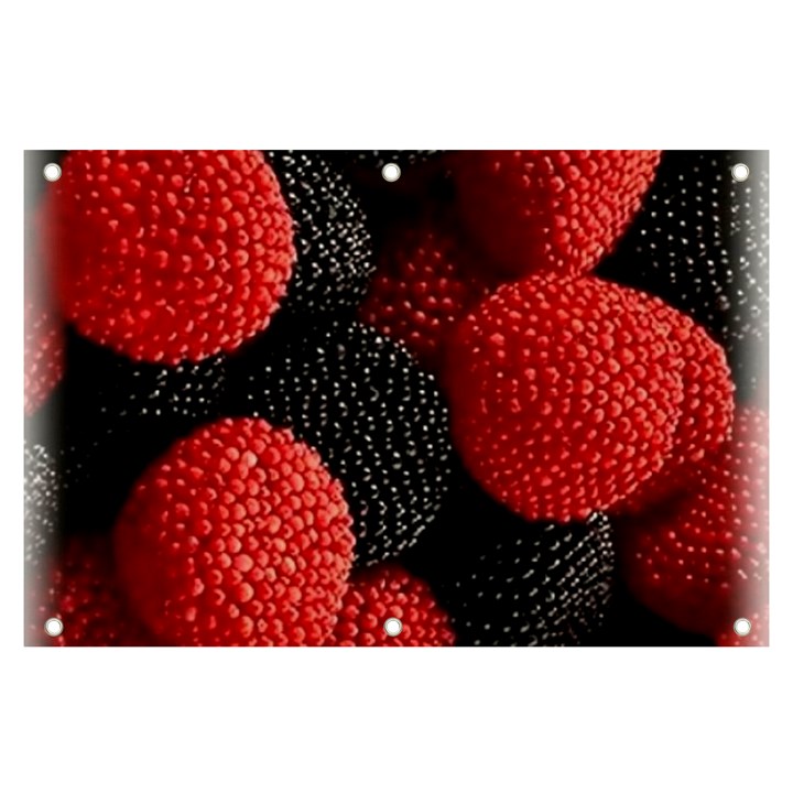 Berry,curved, Edge, Banner and Sign 6  x 4 