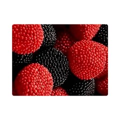 Berry,curved, Edge, Premium Plush Fleece Blanket (mini) by nateshop