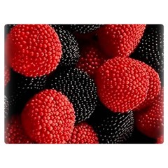 Berry,curved, Edge, Premium Plush Fleece Blanket (extra Small) by nateshop