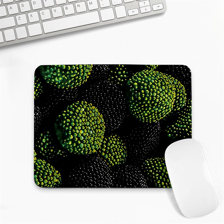 Berry,note, Green, Raspberries Small Mousepad