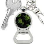 Berry,note, Green, Raspberries Bottle Opener Key Chain Front