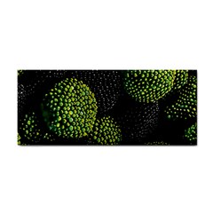 Berry,note, Green, Raspberries Hand Towel by nateshop