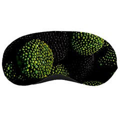 Berry,note, Green, Raspberries Sleep Mask by nateshop