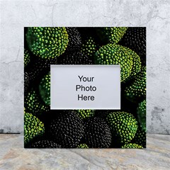 Berry,note, Green, Raspberries White Box Photo Frame 4  X 6  by nateshop