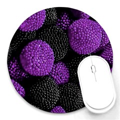 Berry,raspberry, Plus, One Round Mousepad by nateshop