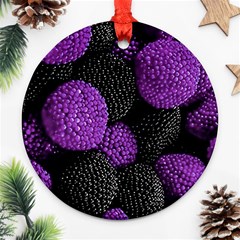 Berry,raspberry, Plus, One Ornament (round) by nateshop