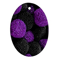 Berry,raspberry, Plus, One Ornament (oval) by nateshop