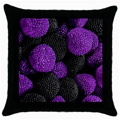 Berry,raspberry, Plus, One Throw Pillow Case (black) by nateshop