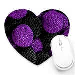 Berry,raspberry, Plus, One Heart Mousepad Front