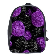 Berry,raspberry, Plus, One School Bag (large) by nateshop