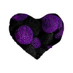 Berry,raspberry, Plus, One Standard 16  Premium Heart Shape Cushions by nateshop