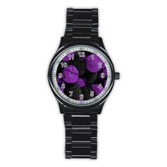 Berry,raspberry, Plus, One Stainless Steel Round Watch by nateshop