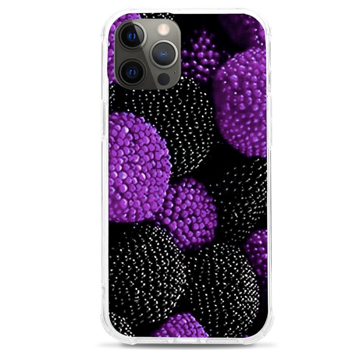 Berry,raspberry, Plus, One iPhone 12 Pro max TPU UV Print Case