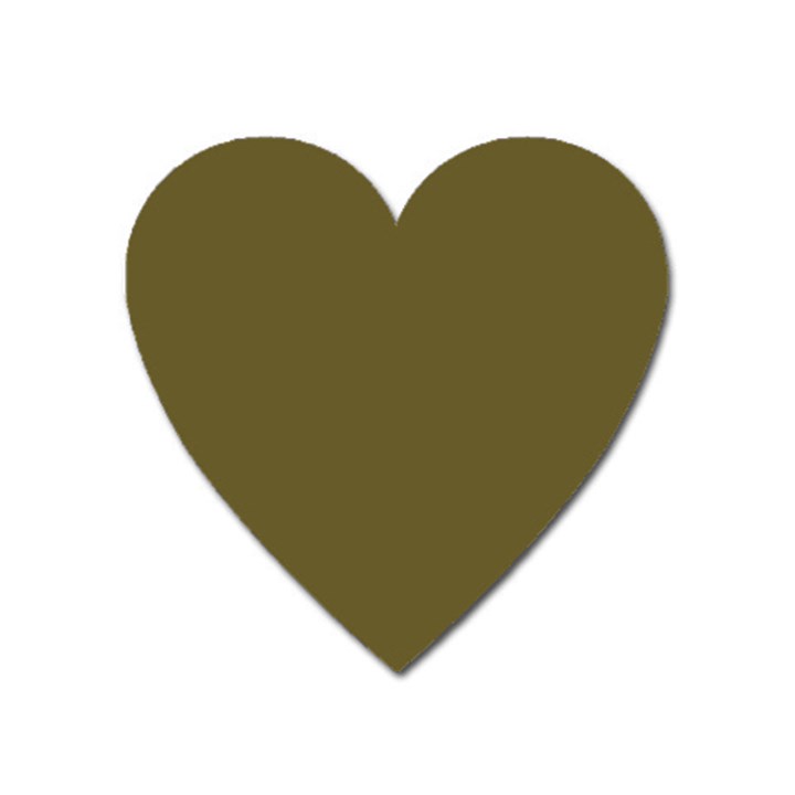 Brown, Color, Background, Monochrome, Minimalism Heart Magnet