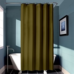 Brown, Color, Background, Monochrome, Minimalism Shower Curtain 36  X 72  (stall)  by nateshop