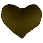 Brown, Color, Background, Monochrome, Minimalism Large 19  Premium Heart Shape Cushions Front