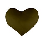 Brown, Color, Background, Monochrome, Minimalism Standard 16  Premium Heart Shape Cushions Back