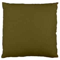 Brown, Color, Background, Monochrome, Minimalism Large Cushion Case (one Side) by nateshop