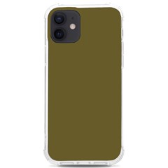 Brown, Color, Background, Monochrome, Minimalism Iphone 12/12 Pro Tpu Uv Print Case by nateshop