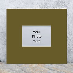 Brown, Color, Background, Monochrome, Minimalism White Wall Photo Frame 5  X 7  by nateshop