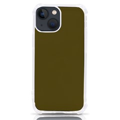 Brown, Color, Background, Monochrome, Minimalism Iphone 13 Mini Tpu Uv Print Case by nateshop