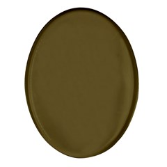 Brown, Color, Background, Monochrome, Minimalism Oval Glass Fridge Magnet (4 Pack) by nateshop