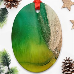 Curved, Hole Oval Ornament (two Sides) by nateshop