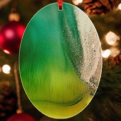 Curved, Hole Uv Print Acrylic Ornament Oval by nateshop