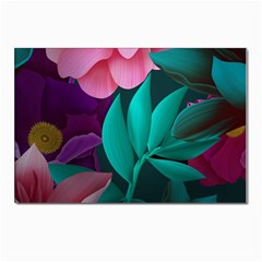 Eaves, Mate, Pink, Purple, Stock Wall Postcards 5  X 7  (pkg Of 10) by nateshop