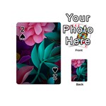 Eaves, Mate, Pink, Purple, Stock Wall Playing Cards 54 Designs (Mini) Front - Spade2