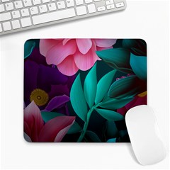 Eaves, Mate, Pink, Purple, Stock Wall Large Mousepad by nateshop