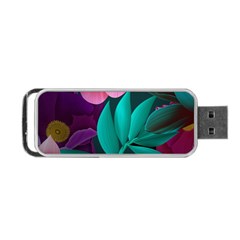 Eaves, Mate, Pink, Purple, Stock Wall Portable Usb Flash (one Side) by nateshop